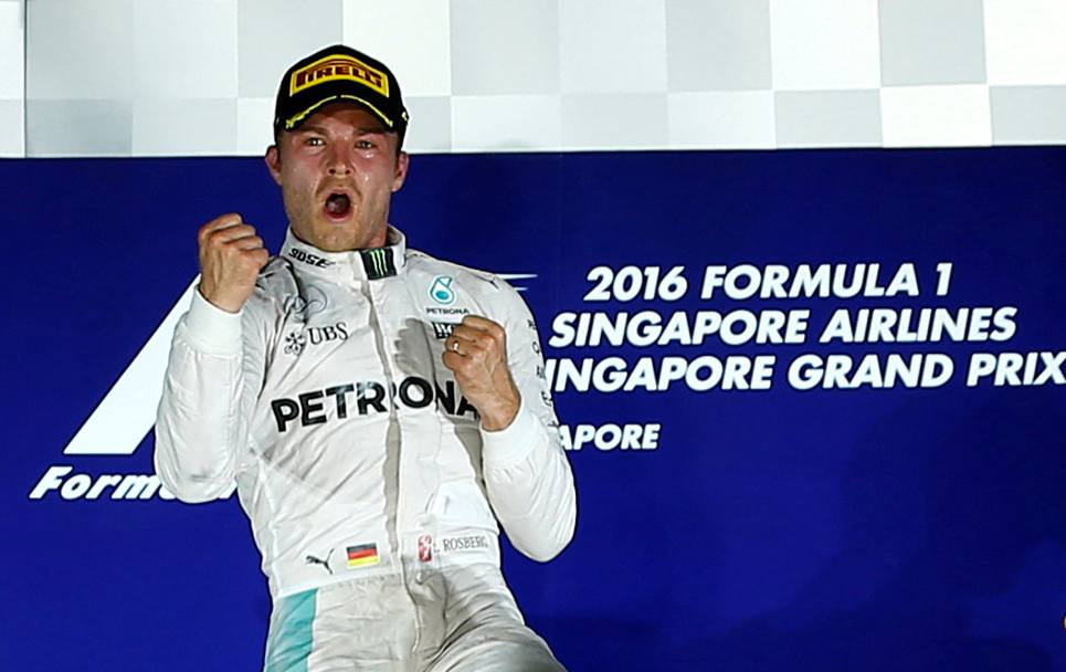 La vittoria al GP di Singapore, il 18 settembre 2016 (Reuters)